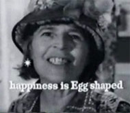 happiness is egg-shaped