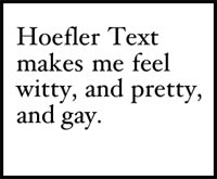 Hoefler Text