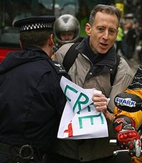 Peter Tatchell arrest